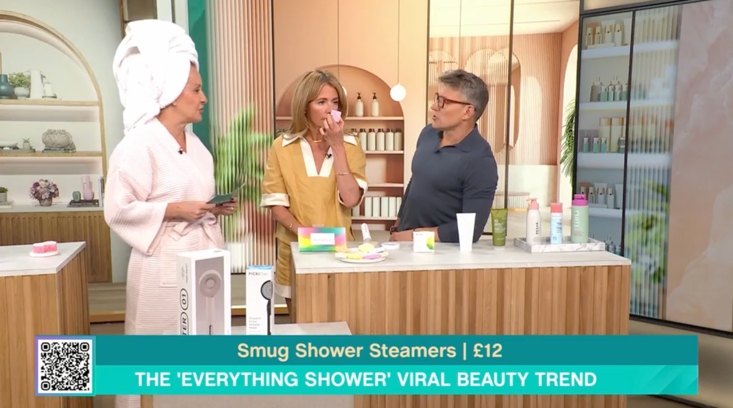 SMUG Shower Steamers featured on ITV's This Morning